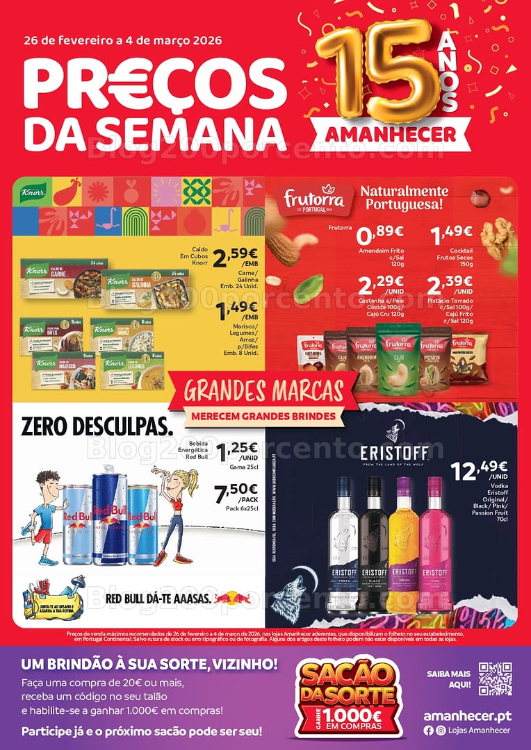 Antevisão Folheto AMANHECER Promoções de 26 fevereiro a 4 março